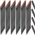 thumbnail image 2 of UYGDUY-100 Pieces Disposable Angled Eyebrow Brushes Eye Liner Brush Disposable Angle Brushes Tinting Brushes for Women Girls Salon Beauty Cosmetic Make up Tool Esthetician Supplies(Black), 2 of 3