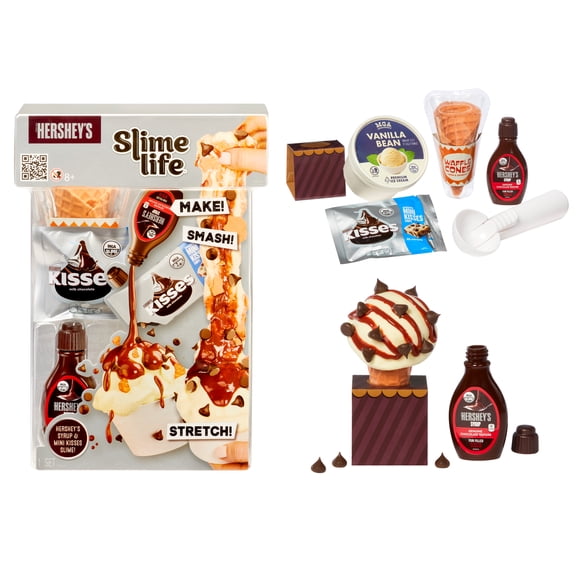 Slime Life HERSHEY'S Ice Cream DIY Slime Kit - Unboxing Ingredients to Make, Smash, and Stretch Your Food