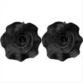 thumbnail image 3 of Vestido de Novia con Ramillete de Flores de Tridimensional Multicapa Negra, Decoración de Apliques, Flores Decorativas DIY, 3 of 5