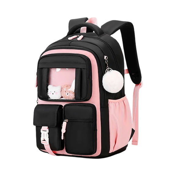 AHMOMEI 18.5" Gradient Print Backpack, Large Capacity Daypack with Adjustable Shoulder Straps, Water-resistant Rucksack Daily Outings