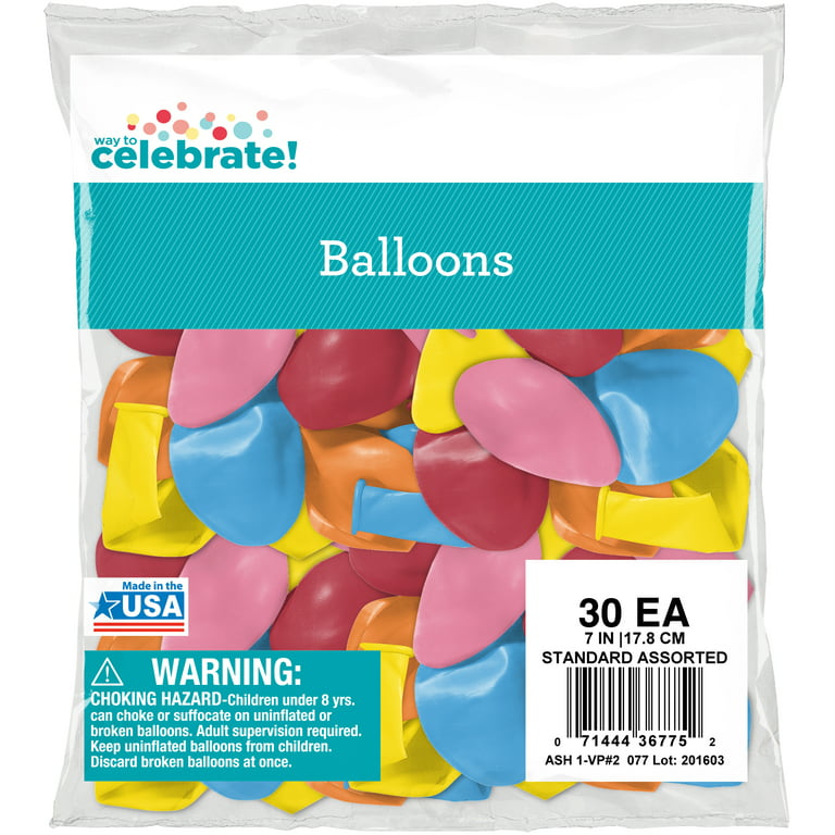 8 Ballons en latex anniversaire 40 ans 30 cm - Vegaooparty
