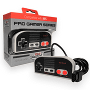 Old Skool Pro Gamer Series NES Controller Black/Grey