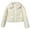 White, variant on Down Jacket for Women Winter Ladies' Casual Windproof Daily Long Sleeve Quilted Jacket Solid Color Comfortable Zip Up Puffer Coat with Pockets