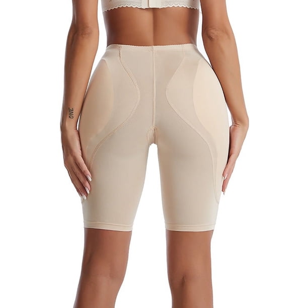 Pantalones moldeadores de cuerpo para mujer, pantalones de belleza para el vientre, pantalones de cadera, almohadillas de esponja para trasero falso, pantalones de glúteos completos, ropa interior