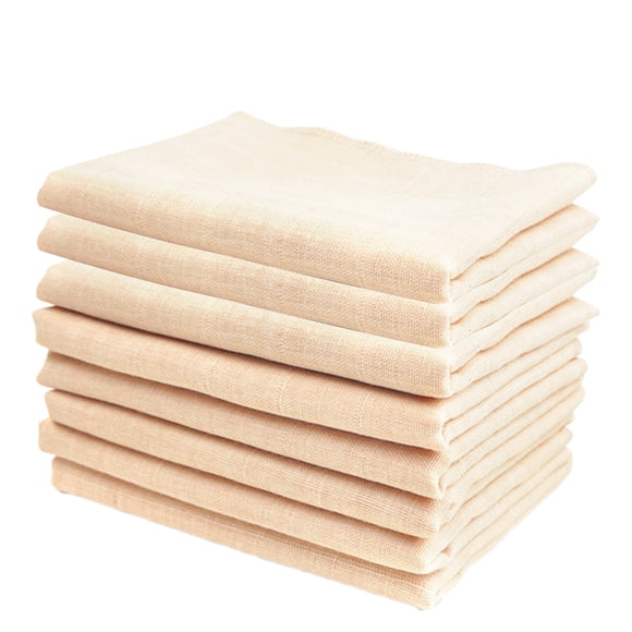 8pcs recién nacido toallas de algodón doble capa saliva toalla bebé pañuelo