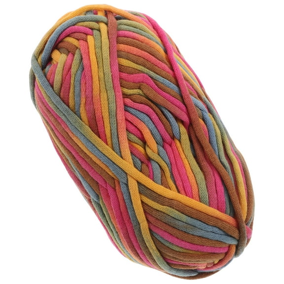 T Shirt Yarn For Crocheting Beginners Chunky Yarn Rainbow Knitted Tool For Diy Hand Craft Bag Blanket Cushion Projects Fabric Crochet Cloth Shirt Yarn