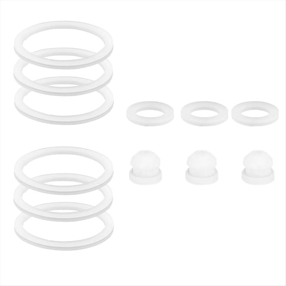Rollbacks & More 12pcs Water Bottle Gasket Replacement for DRINCO 14/18/22/32/40/64oz, Silicone Straw Lid Vent Hole Gaskets Spout