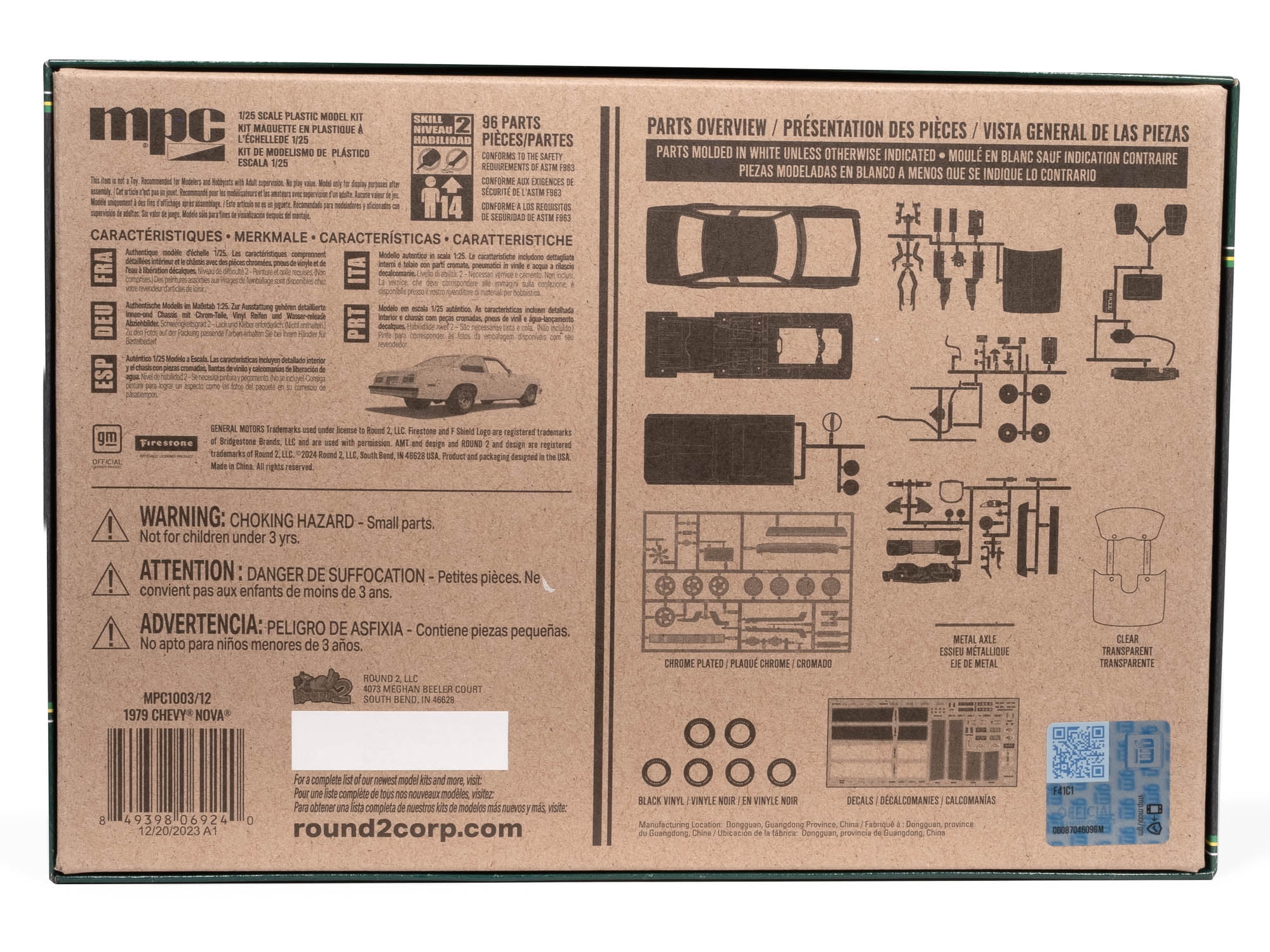 1979 Chevy Nova Skill 2 Model Kit
