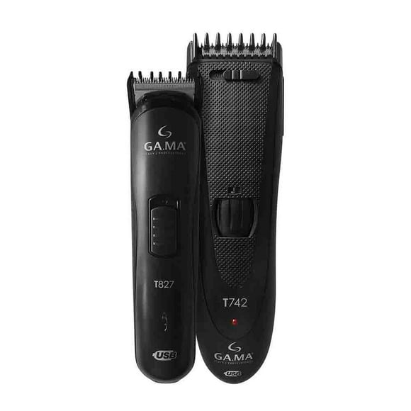 Recortadora + Trimmer T747 Gama Recargable + Accesorios Combo