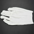 thumbnail image 5 of 24 Pairs 100% Cotton White Moisturising Lining Glove Health Music Work, 5 of 8