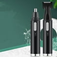 thumbnail image 4 of Moluckfu 1Jgo Eliminador Eléctrico De Vello Nasal Y Facial Negro Para Uso Personal Con Bajo Consumo, 4 of 8