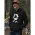 thumbnail image 2 of NASA Nasa Astronaut Over Moon Hoodie Men -NASA Designs, Male 5X-Large, 2 of 4