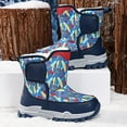 thumbnail image 4 of Otqutp Kids 𝗦now Boots Boy's Girl's Waterproof Cold Weather Classic Camouflage Booties Winter Outdoor Hiking Thicken Shoes, 4 of 7