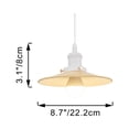 thumbnail image 7 of Kiven 1-Light Plug in Pendant Light,Industrial Pulley Hanging Light with 15FT Cord, Remote Control, Timer,Dimmable Ceiling Pendant Light Bronze Finish, 7 of 7