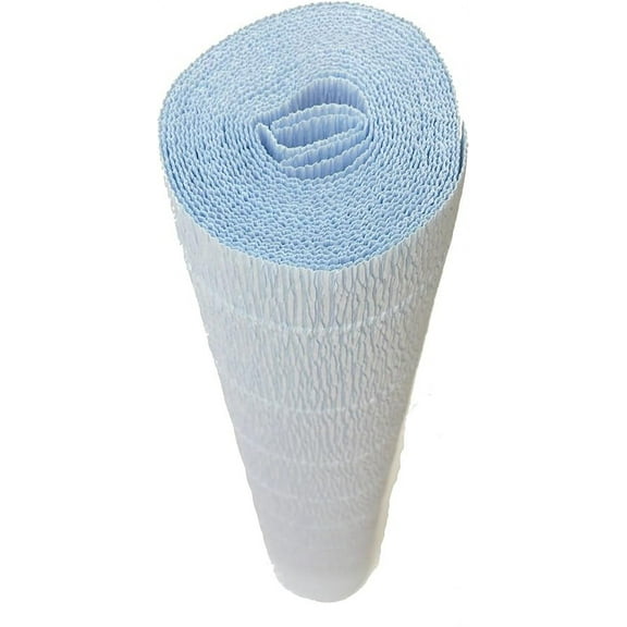 Firefly Hope Vibrant Crepe Paper Roll, 8.2ft Long x 20 Inch Wide, Perfect for Wedding Ceremonies, Large Festivals & DIY Decoration Projects, Baby Blue