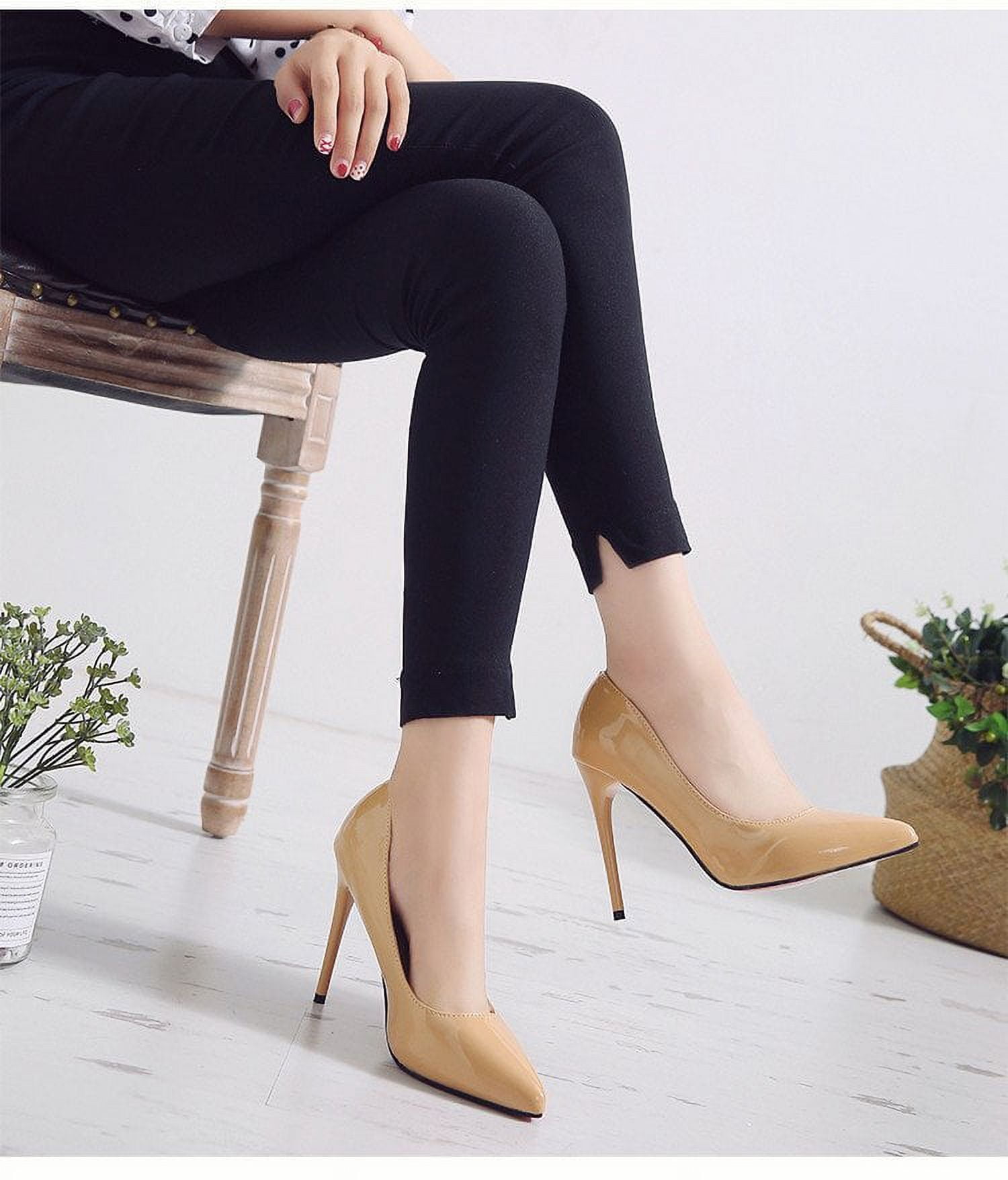 STYLZREPUBLIC Women's 4 Inch Ankle Tie Stiletto Lace Up Heel : Amazon.in:  Fashion