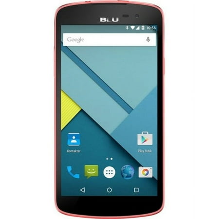 BLU Studio X D750L 8 GB Smartphone, 5" LCD HD 1280 x 720, 1 GB RAM, Android 4.4 KitKat, 4G, Pink