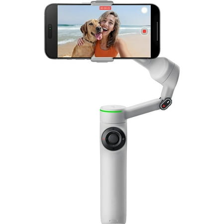Insta360 - Flow2 Pro Gimbal Stabilizer for Smartphones with Built-in Selfie Stick and Tripod - Gray