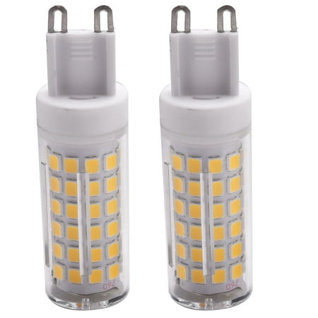 

10W G9 100 LED Light Bulbs LED Corn Light Bulbs Ceramic No Flicker Wide Beam Angle 2PCS Natural White
