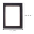 thumbnail image 2 of OULII 1Pack Dried Flower Frame Box with Photo Protection Function Square Shape Black Wood 21x17x4 3cm Idea, 2 of 8