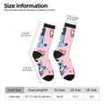 thumbnail image 2 of Masiiu Bluey Pattern Adult Crew Socks, Breathable Color-Block Mid-Calf Socks, Comfortable for Daily Wear and Sports, 2 of 6