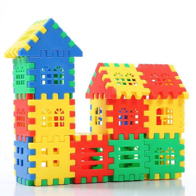 Bloques de construcción de casas grandes, bloques de construcción digitales, bloques de construcción para jardín de infantes, juguetes para niños, juguetes para ensamblar casas