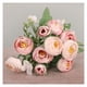 thumbnail image 1 of 1 ramo de 12 cabezas de Flores artificiales de peonía, rosa de té, Camelia, Flores falsas de seda for decoración DIY de hogar, jardín y boda, 1 of 9