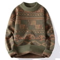 thumbnail image 5 of Suéter de punto para hombre, prendas de punto de alta calidad, ropa popular coreana, jerseys de otoño e invierno, estilo masculino, nuevo en sudadera con cable, 5 of 5