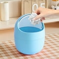 Yoloke Flip Trash Can Mini Garbage Organizer Trash Can for Office Table
