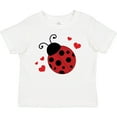thumbnail image 3 of Inktastic Lady Bug and Hearts Girls Toddler T-Shirt, 3 of 5