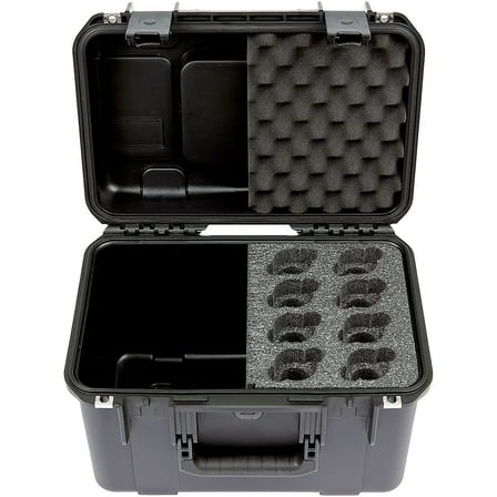 SKB 3i-1610-MC8 iSeries Case for 8 Microphones with Storage Compartment