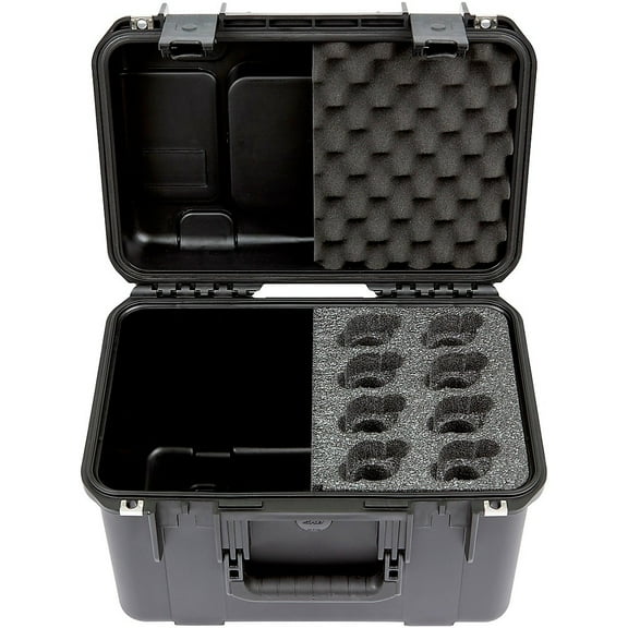 SKB 3i-1610-MC8 iSeries Case for 8 Microphones with Storage Compartment
