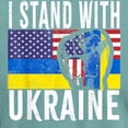 thumbnail image 3 of CafePress - I Stand With Ukraine Flag American Flag Su T Shirt - Mens Comfort Colors Shirt, 3 of 5