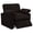 Brown, variant on Coaster Collins Upholstery Fabric Corduroy Power Recliner Chair in Black