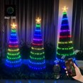 thumbnail image 5 of Guirnalda de luces LED para árbol de Navidad inteligente WS2812B Tuya, control remoto por aplicación, pantalla de fotos DIY para fiestas de bodas al aire libre, 5 of 5