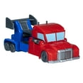 thumbnail image 3 of Transformers Toys EarthSpark 1-Step Smash Changers Optimus Prime Action Figure, 6+, 3 of 9