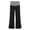 N39 Black, variant on Landzoo Kids Girls Pants Colorblock Elastic Waist Summer Quick Dry Pants Size 5-6 Years Black