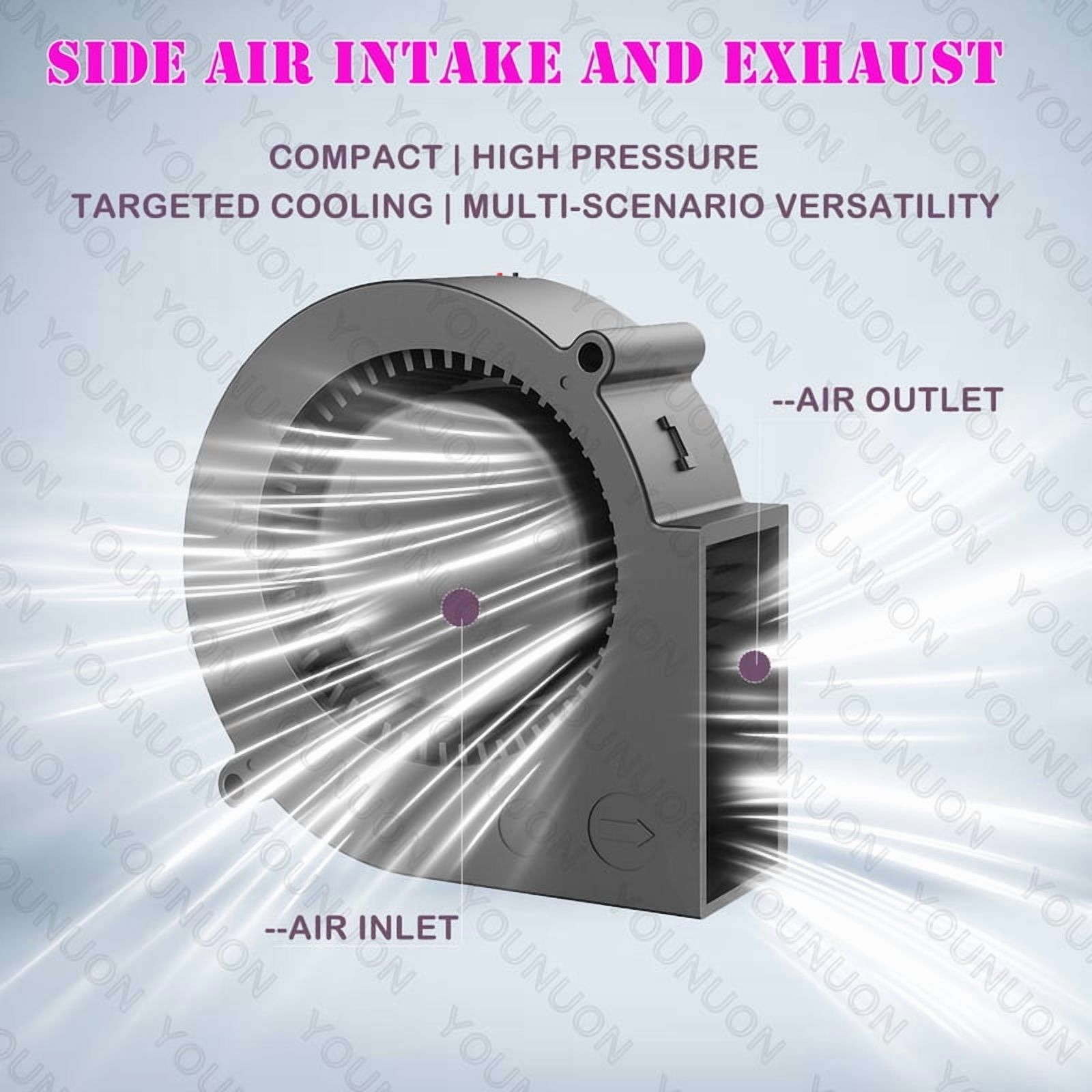 2PCS 5V USB Brushless Blower Cooling Fan USB Ventiliator Computer Case Cooler  PBT CPU Radiator USB Fan PC USB Gadgets