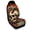Dragon & Floral Wave Pattern, variant on Uourmeti Car Seat Protector Soft Polyester, Compatible with Auto Interior, Fit for Truck Vehicle, Tiger Portrait Print