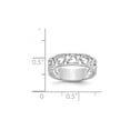 thumbnail image 3 of Gem & Harmony 14K White Gold Heart Promise Ring Band for Women, 3 of 5