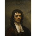 thumbnail image 2 of Carel Fabritius 11x14 Black Ornate Wood Framed Double Matted Museum Art Print Titled: Self-Portrait (circa 1645), 2 of 5