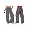 thumbnail image 3 of Women'S Wide Leg Pants with Pockets, Casual Trousers Sweatpants, 3 of 6