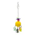 thumbnail image 2 of Parrot Bell Toy Ball Design Creative Bird Chew Toy Bird Hanging Toy for Cage, 2 of 8