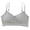 Grey, variant on Miaoju Girls Padded Training Bras Ribbed Comfort Sports Lightly Lined Bralettes Youth Lightweight Everyday Athletic Crop Tops