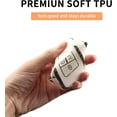 thumbnail image 3 of Key Fob Cover Compatible with Volkswagen Atlas Alltrack Jetta Passat Tiguan Keychain Case Holder Protector,White, 3 of 8