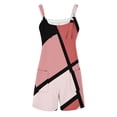 thumbnail image 4 of Puntoco Pantalones cortos casuales para mujer Mono corto camisola estampado casual para mujer, 4 of 5