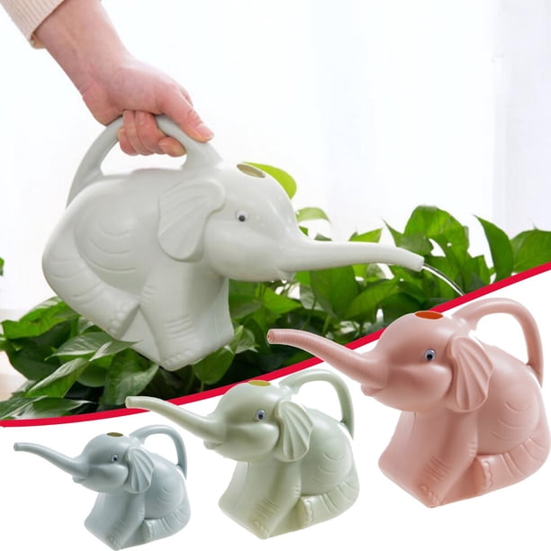 SCZ Creative bebé elefante regadera de flores de boca larga regadera jardinería doméstica