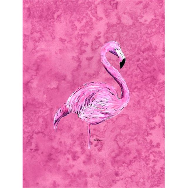 11 x 15 In. Flamingo On Pink Flag, Garden Size