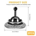 thumbnail image 3 of 2Pcs Milk Frother Replacement Whisk Compatible with 3/4/Plus Black Plastic Stainless Steel Milk Frother Parts for Coffee Machine Accessories, 3 of 10