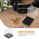 thumbnail image 3 of Caja transparente cuadrada de 4pcs para colecciones de rocas Caja de almacenamiento multifuncional de exhibición de muestras de minerales de cristal para conchas de joyería y piedras preciosas, 3 of 8
